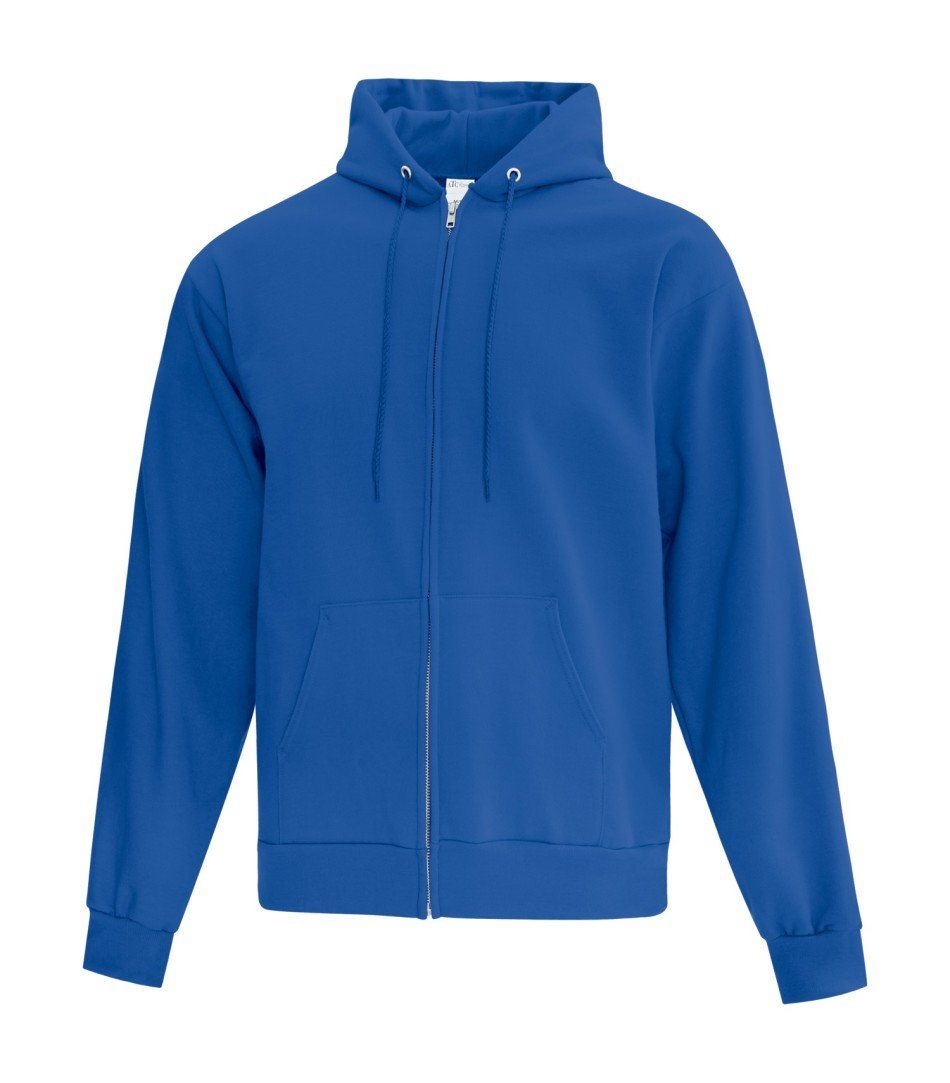 Basic Fleece Sweater: Full Zip - ATCF2600 - Royal