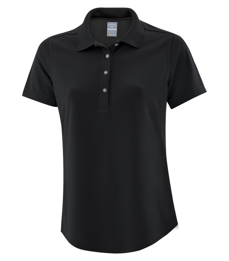 Premium Polo Shirt: Women's Cut Callaway Core Performance - CGW212 - Black