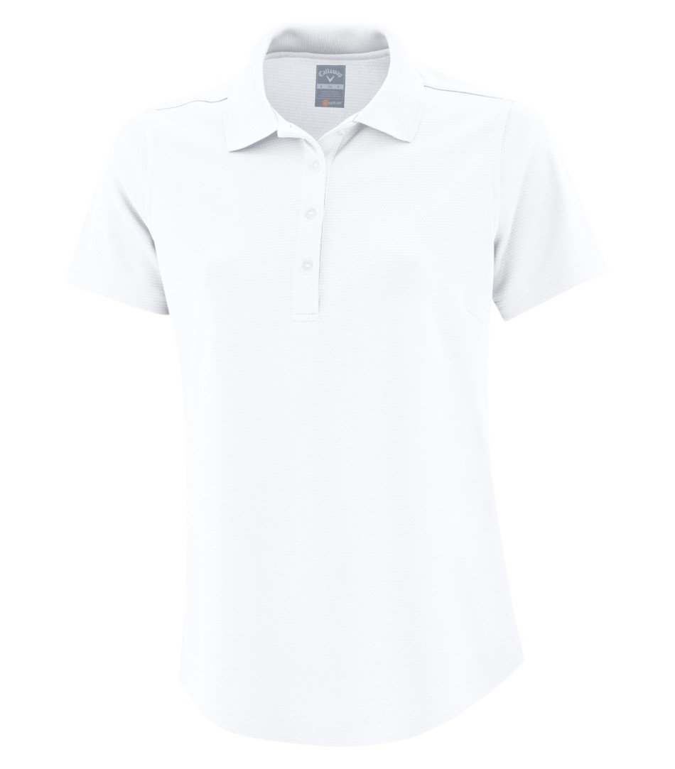 Premium Polo Shirt: Women's Cut Callaway Core Performance - CGW212 - Bright White