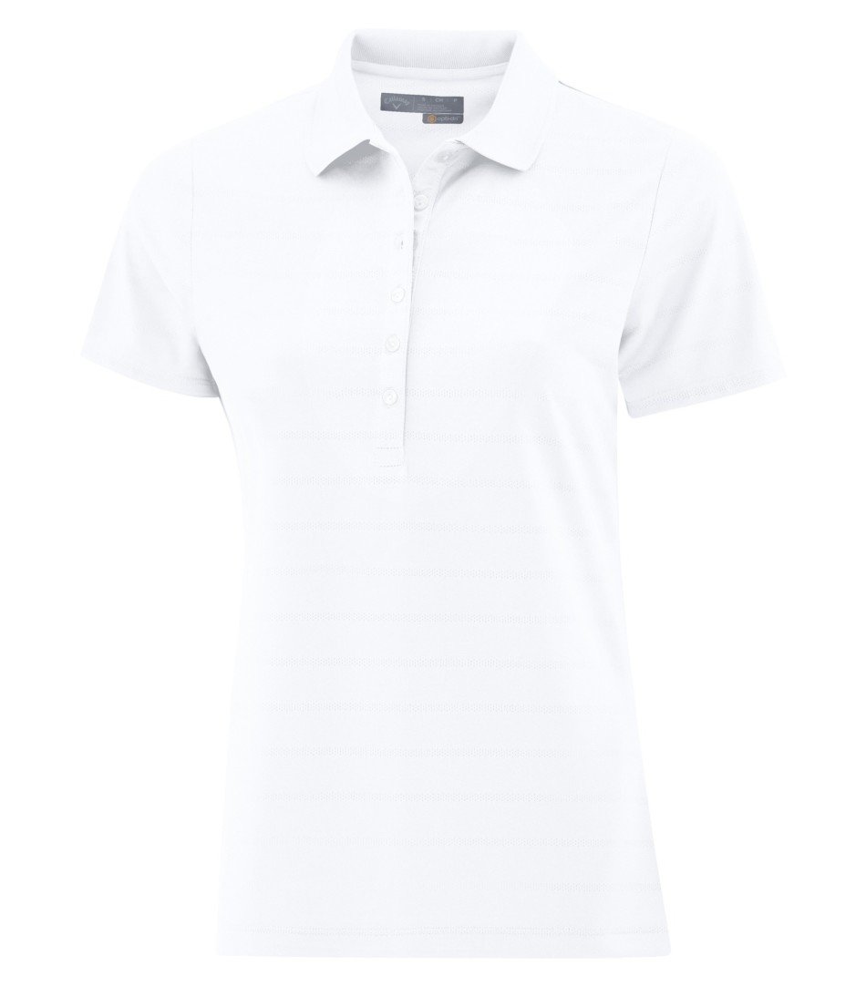 Premium Polo Shirt: Women's Cut Callaway Opti-Vent - CGW437 - Bright White