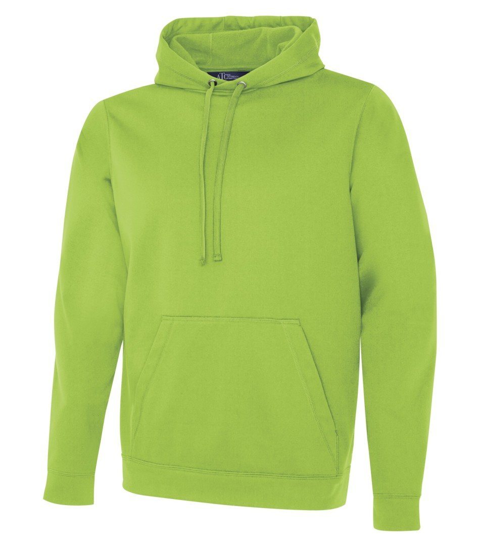 Performance Fleece Sweater:  Men's Cut Basic Solid Colours - F2005 - Lime Shock