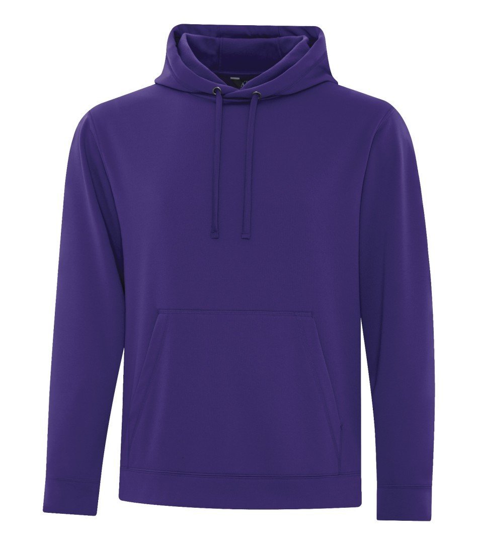 Performance Fleece Sweater:  Men's Cut Basic Solid Colours - F2005 - Purple