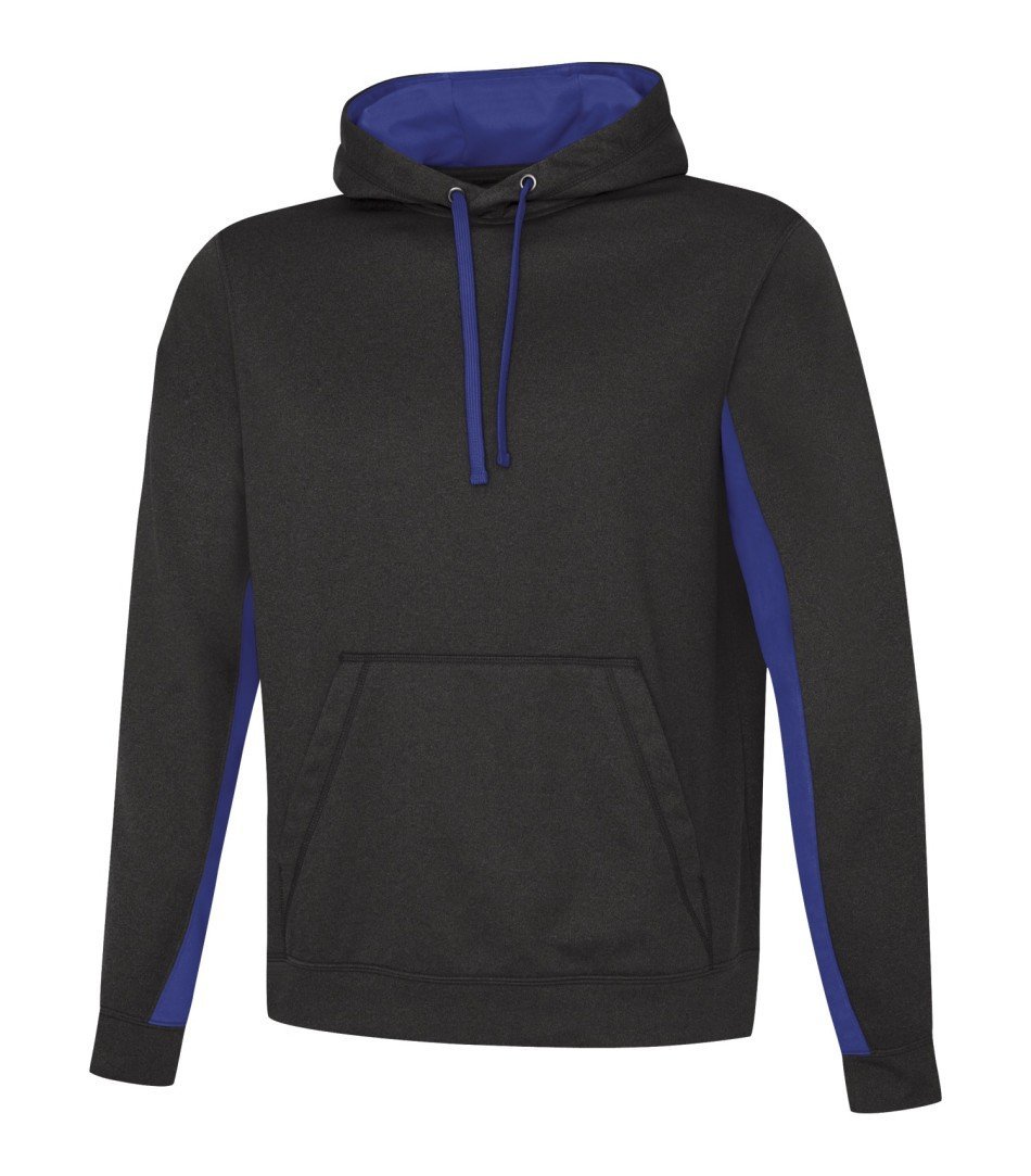Performance Fleece Sweater: Premium Colour Variations Two Tone - F2011 - Charcoal/True Royal