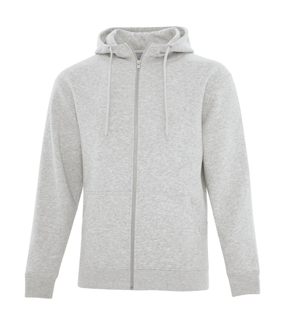 Premium Fleece Sweater: Full Zip - F2018 - Athletic Grey