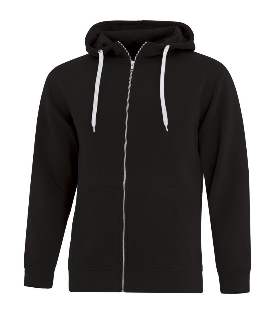 Premium Fleece Sweater: Full Zip - F2018 - Black