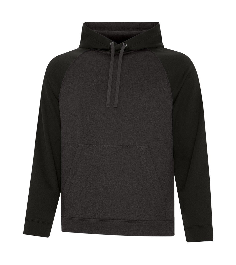 Performance Fleece Sweater: Premium Colour Variations Two Tone - F2037 - Charcoal
