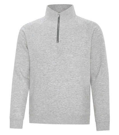 Premium Fleece Sweater: Quarter Zip - F2042 - Athletic Heather