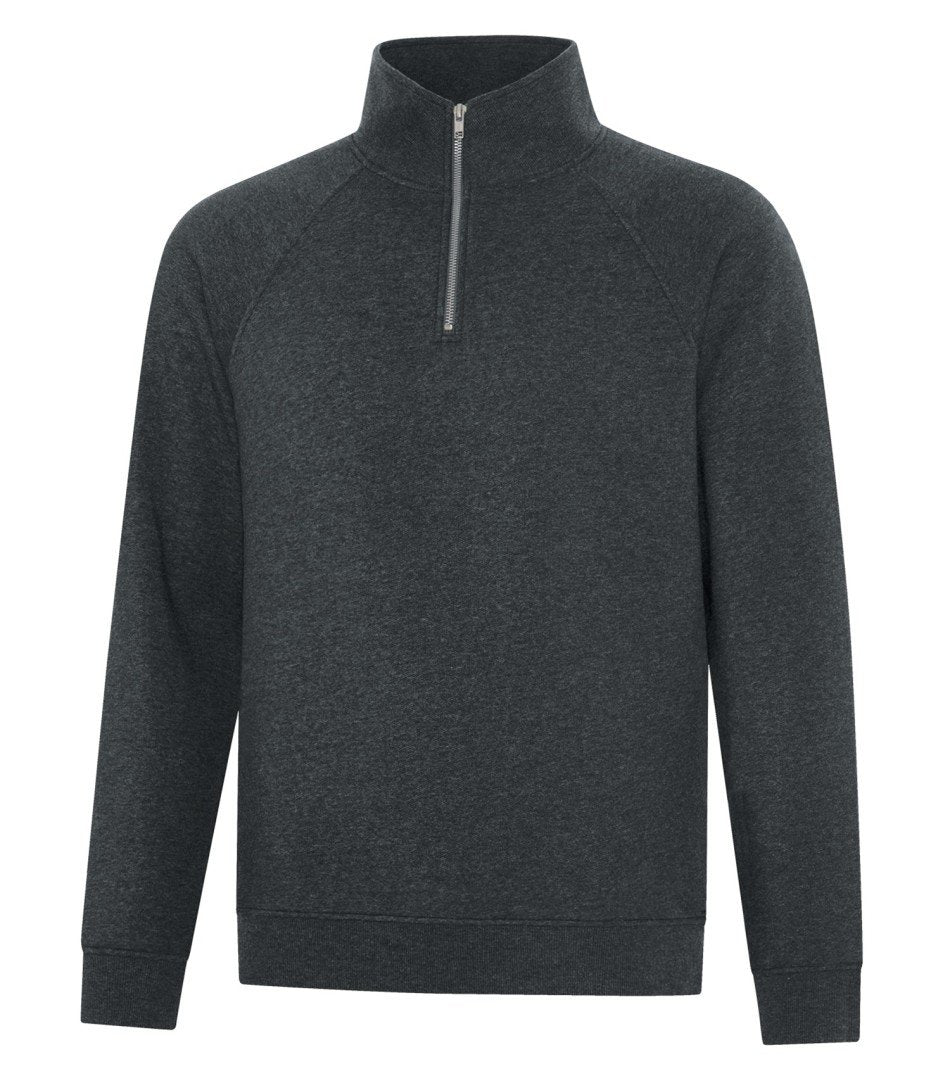 Premium Fleece Sweater: Quarter Zip - F2042 - Black