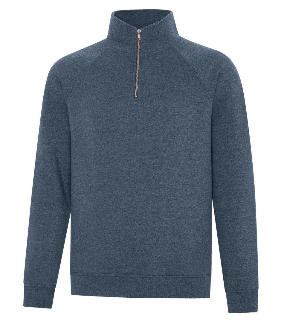 Premium Fleece Sweater: Quarter Zip - F2042 - Navy
