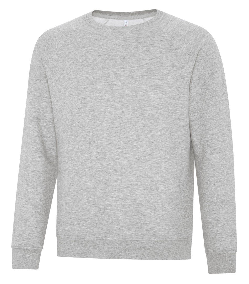 Premium Fleece Sweater: Crew Neck - F2046 - Athletic Grey