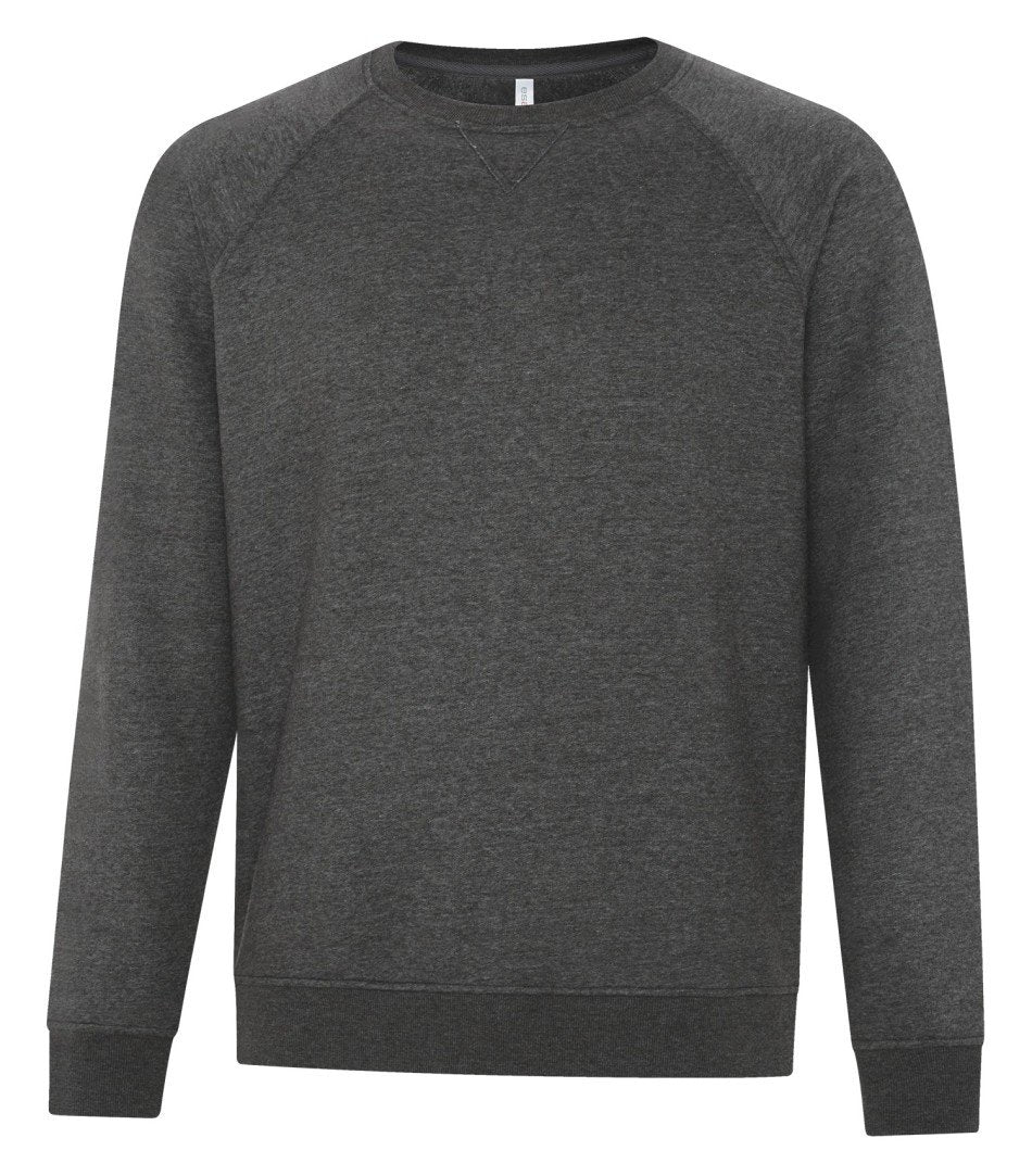 Premium Fleece Sweater: Crew Neck - F2046 - Charcoal