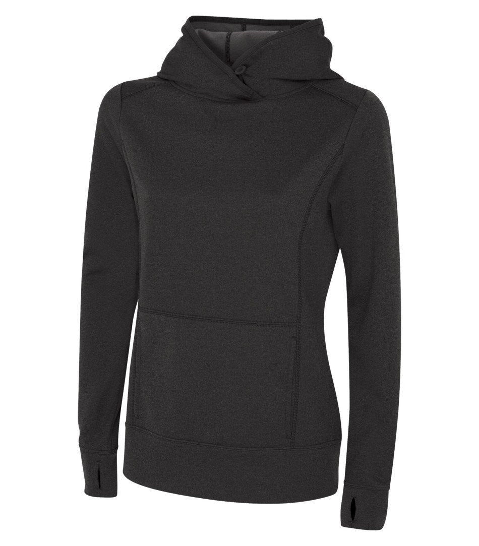 Performance Fleece Sweater:  Women's Cut Basic Solid Colours - L2005 - Charcoal Grey