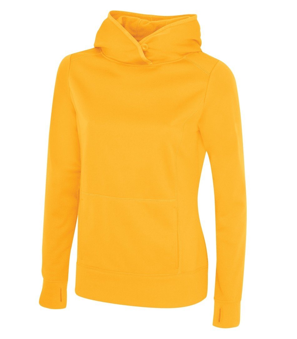 Performance Fleece Sweater:  Women's Cut Basic Solid Colours - L2005 - Gold