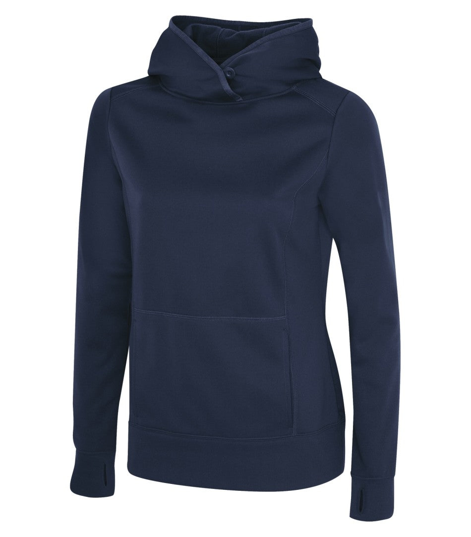 Performance Fleece Sweater:  Women's Cut Basic Solid Colours - L2005 - True Navy