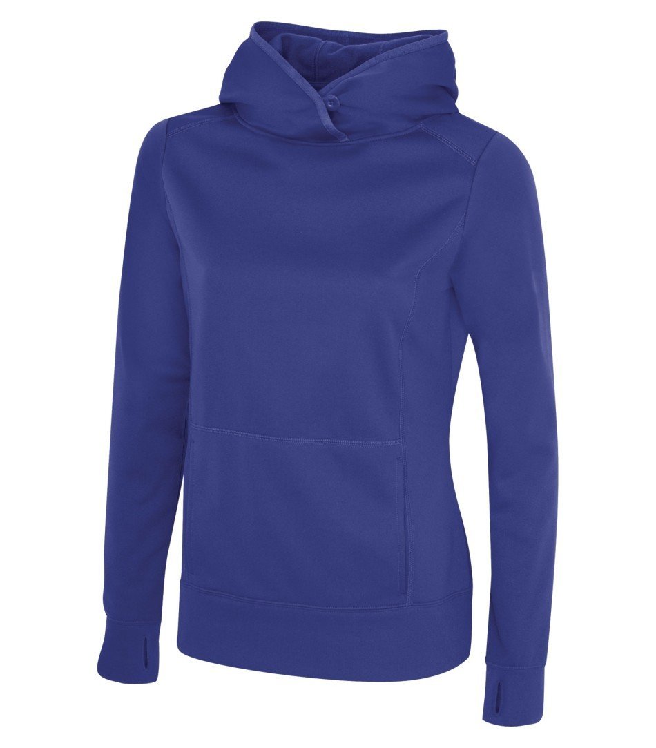 Performance Fleece Sweater:  Women's Cut Basic Solid Colours - L2005 - True Royal