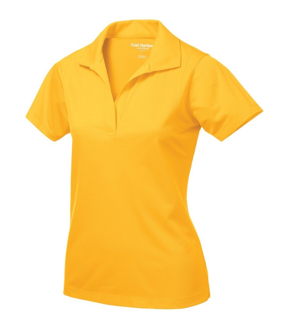 Basic Polo Shirt: Women's Cut Snag Resistant - L445 - Gold