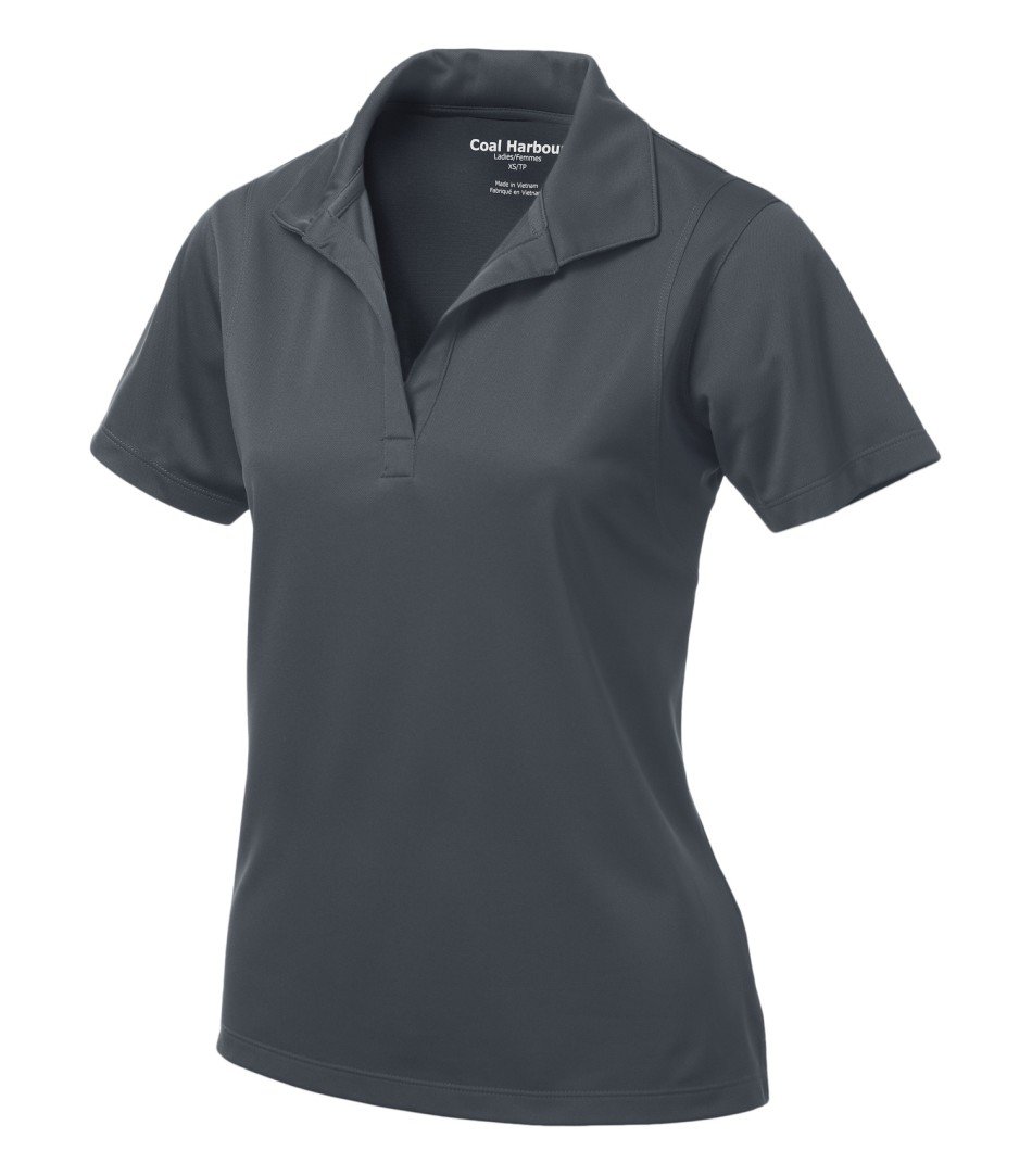 Basic Polo Shirt: Women's Cut Snag Resistant - L445 - Iron Grey