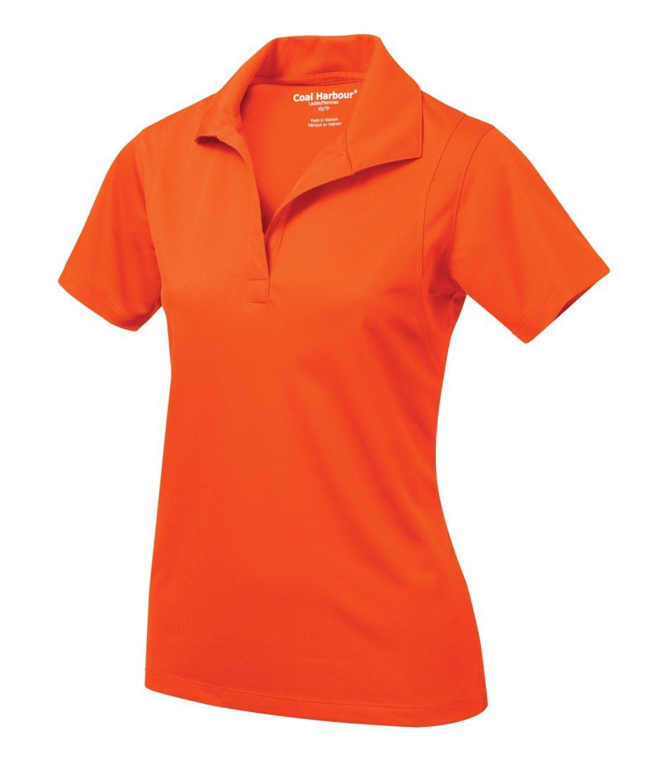 Basic Polo Shirt: Women's Cut Snag Resistant - L445 - Orange