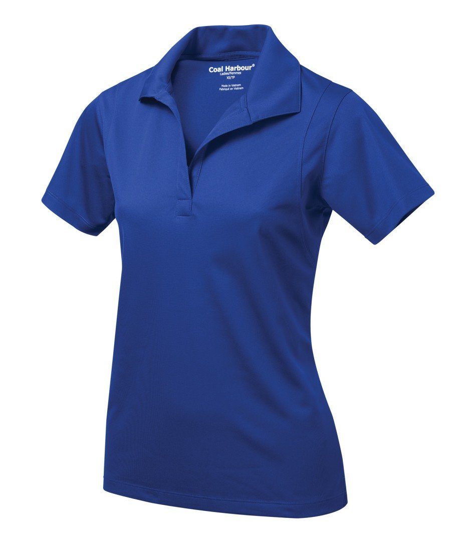 Basic Polo Shirt: Women's Cut Snag Resistant - L445 - True Royal