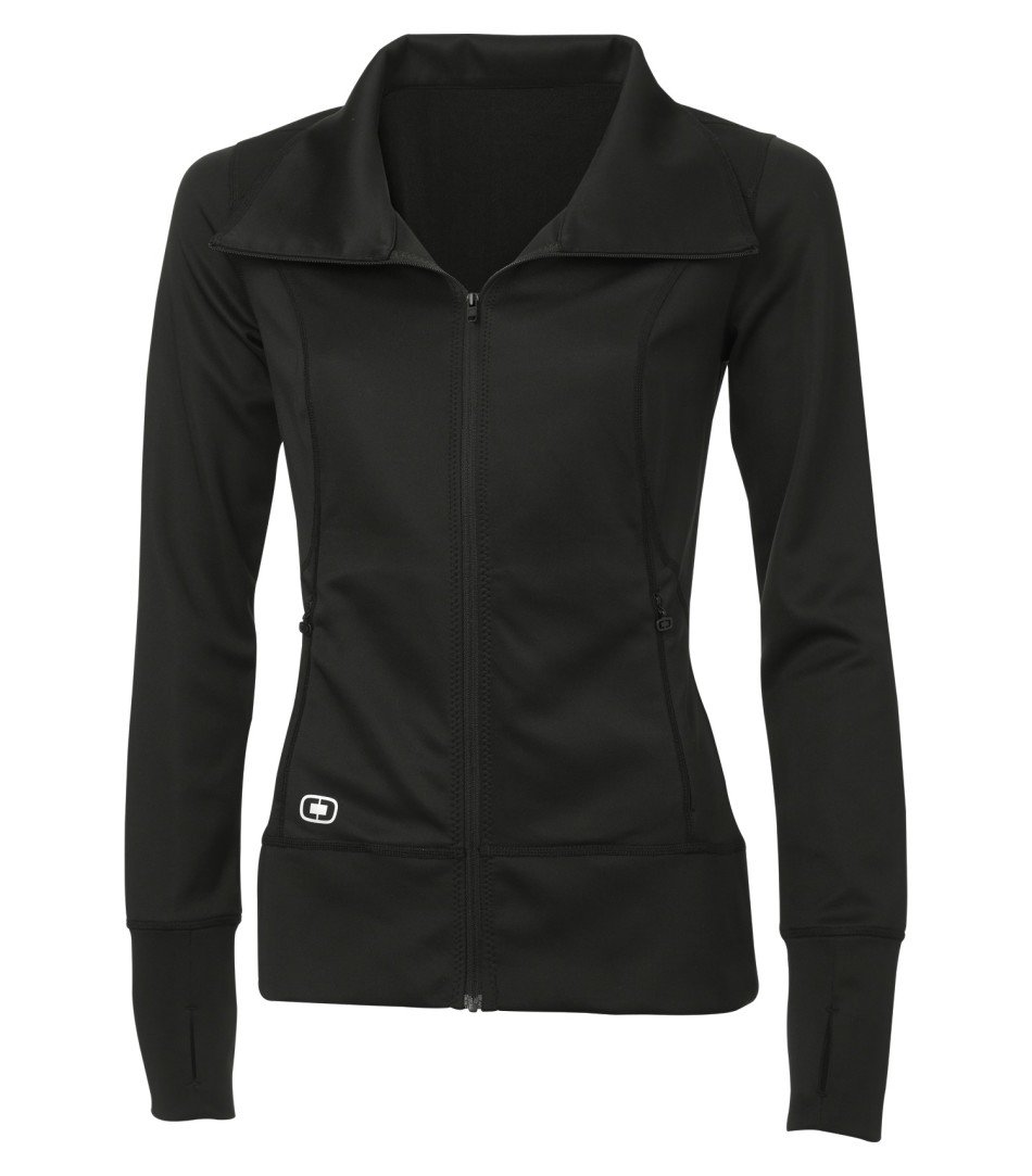 OGIO Runner's Jacket: Women's Cut - LOE700 - Blacktop