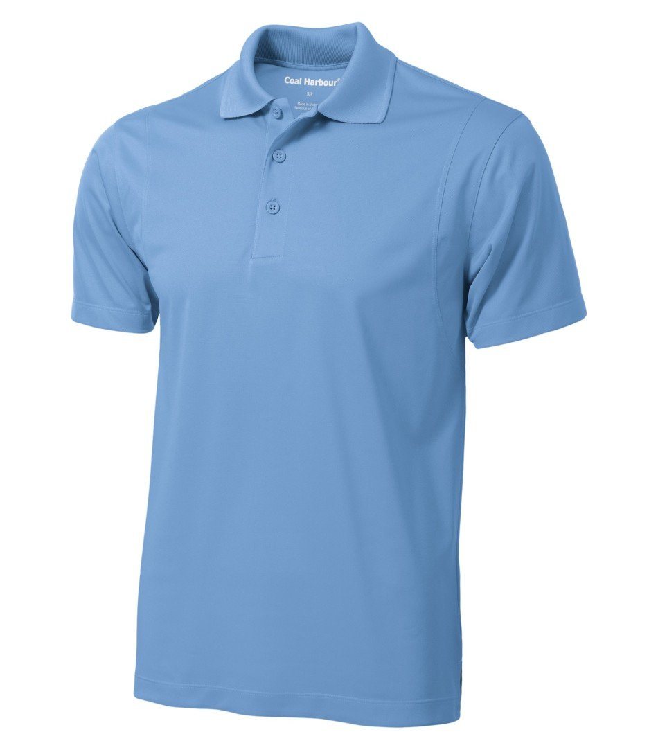 Basic Polo Shirt: Men's Cut Snag Resistant - S445 - Blue Lake