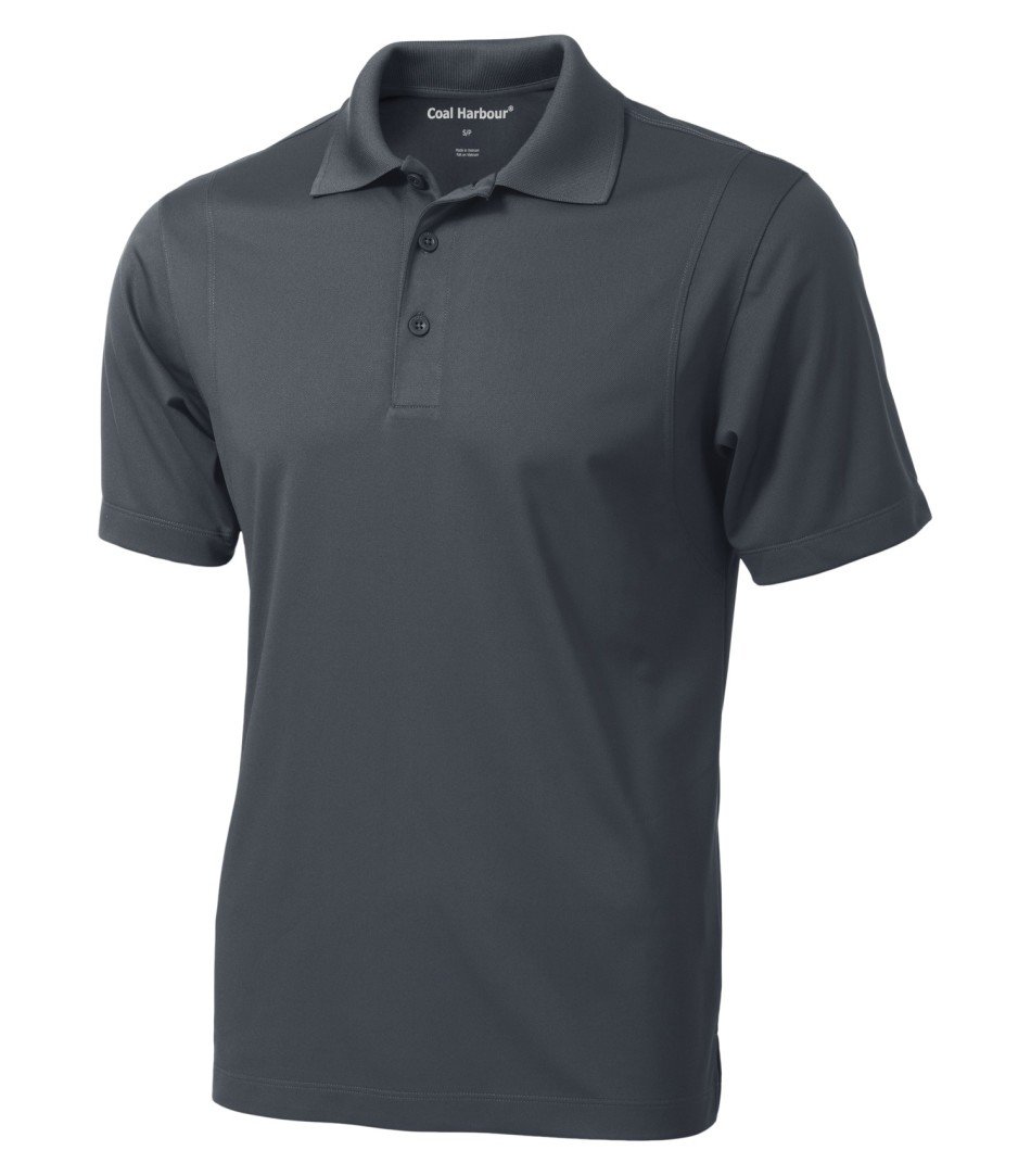 Basic Polo Shirt: Men's Cut Snag Resistant - S445 - Iron Grey
