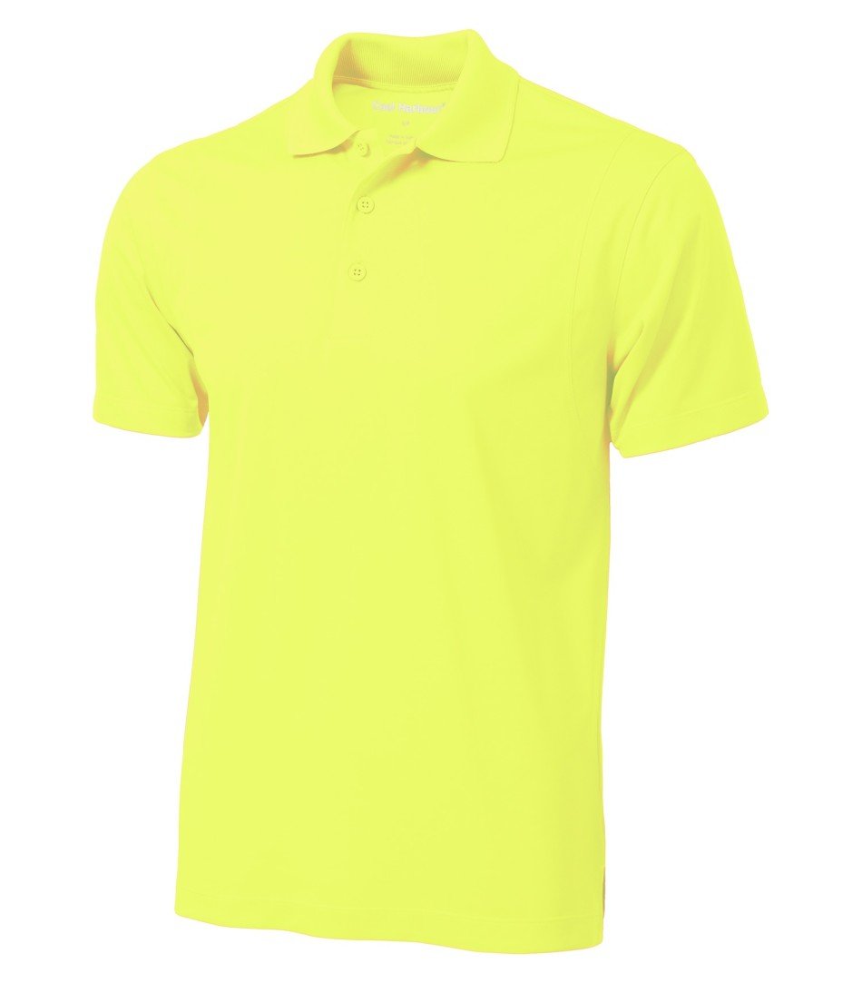 Basic Polo Shirt: Men's Cut Snag Resistant - S445 - Safety Green