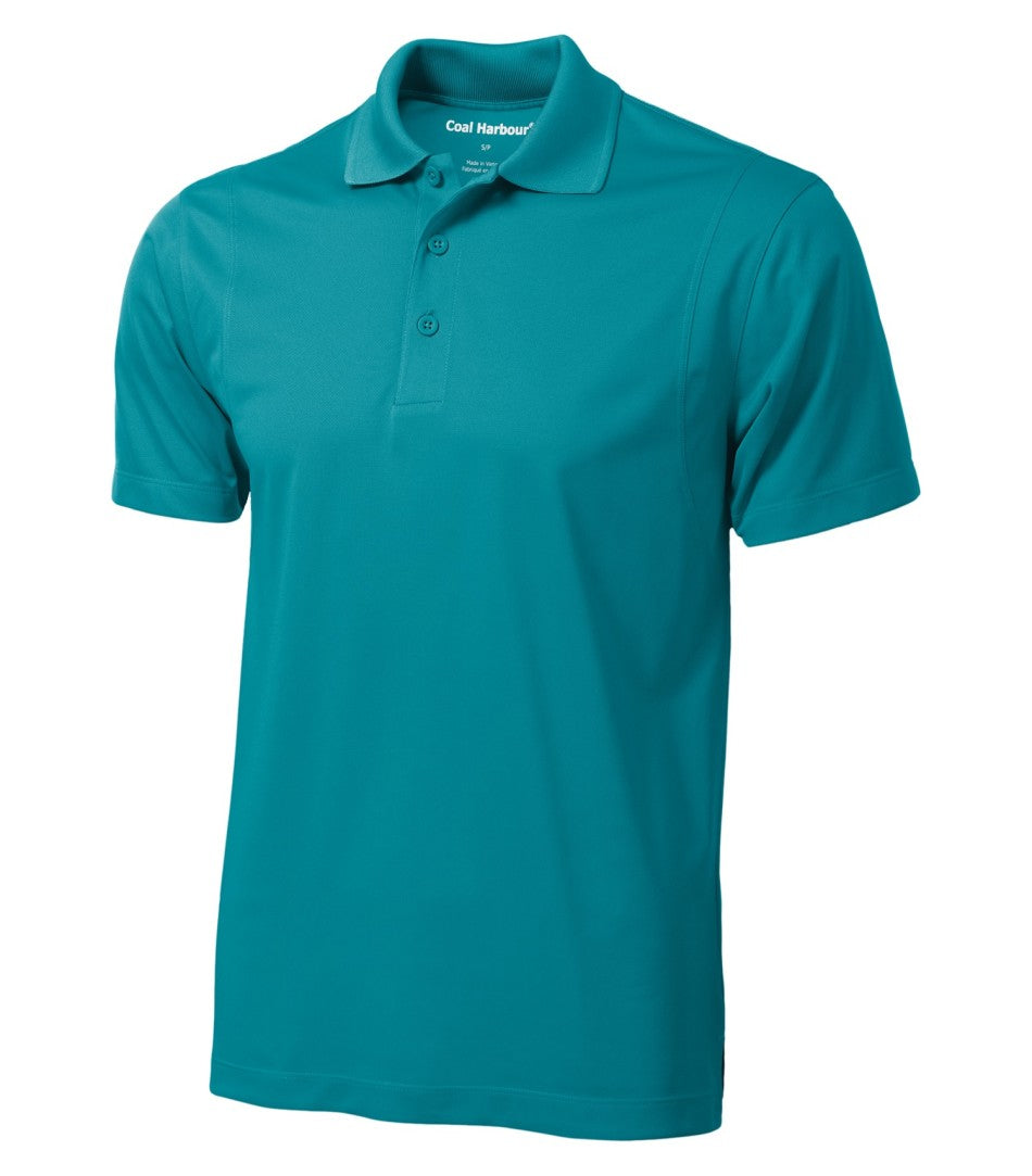 Basic Polo Shirt: Men's Cut Snag Resistant - S445 - Tropic Blue